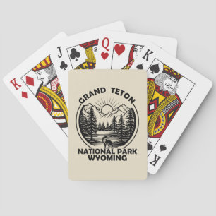 Jeu De Cartes Parc national des montagnes du Grand Teton