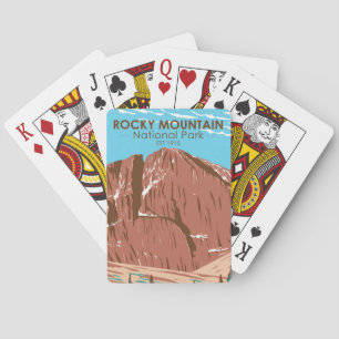 Jeu De Cartes Parc national des Rocheuses Colorado Longs Peak