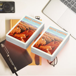 Jeu De Cartes Parc national du canyon de Bryce vintage