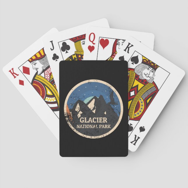 Jeu De Cartes Parc national du Glacier (dos)