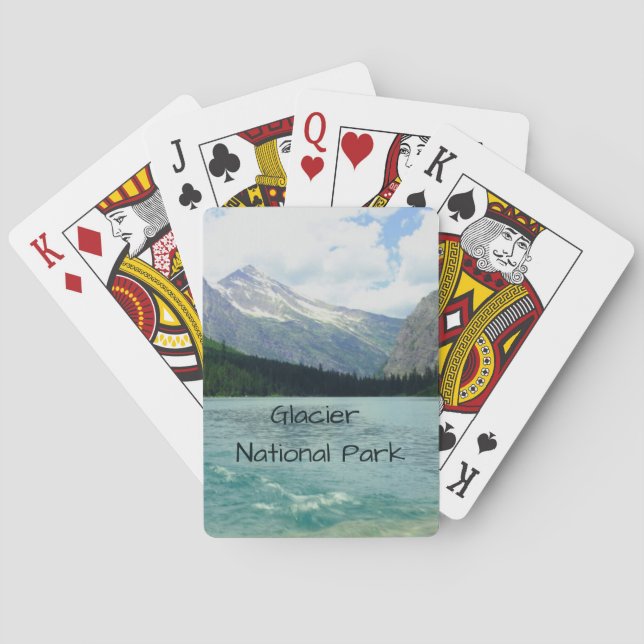 Jeu De Cartes Parc national du Glacier Montana (dos)