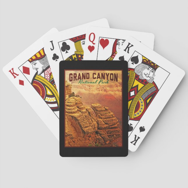 Jeu De Cartes Parc national du Grand Canyon (dos)