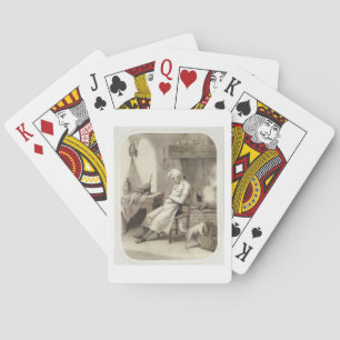 Jeu De Cartes Paresse dans la cuisine, d'une série de gravures r