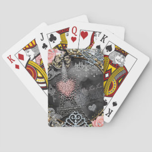 Jeu De Cartes Paris Bling Glamour Étincelle France Féminin Tenda