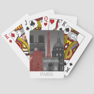 Jeu De Cartes Paris Elevages par nuit - Rouge