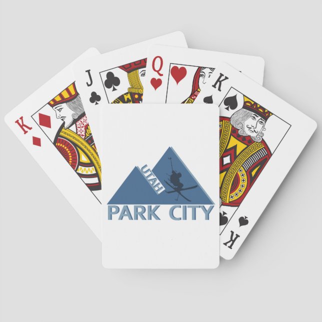 Jeu De Cartes Park city Utah (dos)
