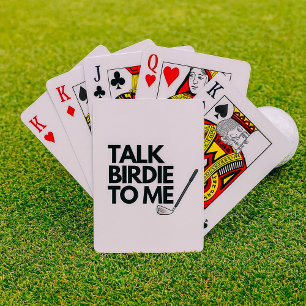 Jeu De Cartes Parlez Birdie À Moi Golf En Disant Jouer Des Carte