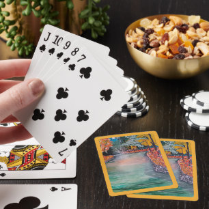 Jeu De Cartes Parque de San Vicente Peinture d'Alfred Fox