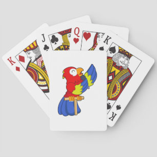 Jeu De Cartes Parrot en chanteur avec microphone