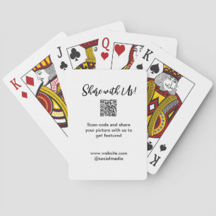 Jeu De Cartes Partagez votre image numérisation QR code ajouter