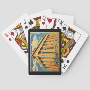 Jeu De Cartes Parthénon d'Athènes Grèce