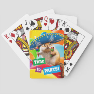 Jeu De Cartes Parti Chipmunk De Sombrero