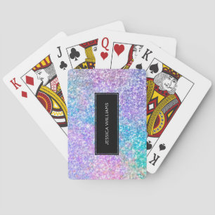 Jeu De Cartes Parties scintillant Colorée Moderne Avec Accent No