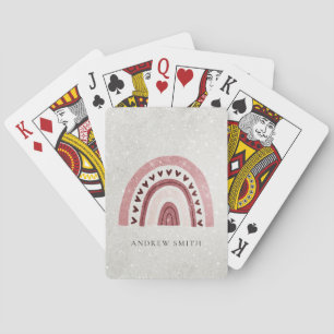 Jeu De Cartes Parties scintillant ÉLÉGANTE ENFANTS BLUSH RAINBOU