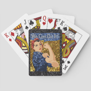 Jeu De Cartes parties scintillant rosie du rivètre