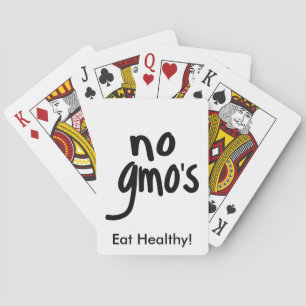 Jeu De Cartes Pas d'OGM pour les aliments sains