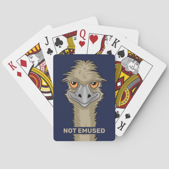 Jeu De Cartes Pas Emused Funny Emu Pun (dos)