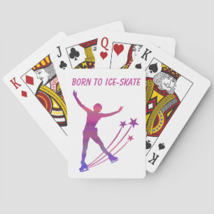 Jeu De Cartes Patinage sur glace - Né pour patinage sur glace