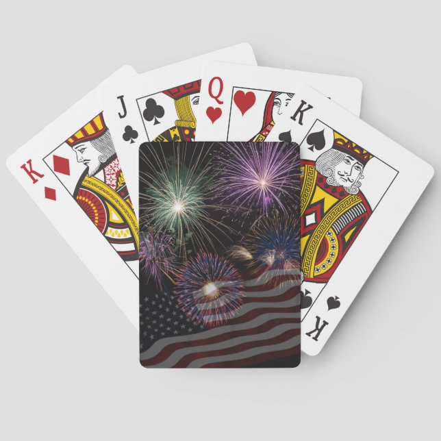 Jeu De Cartes Patriotique Classique Jouer Cartes (dos)