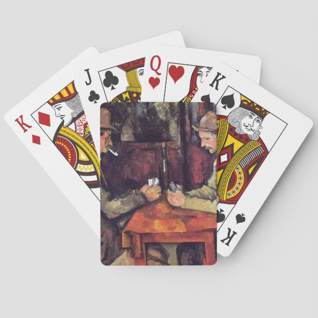 Jeu De Cartes Paul Cezanne - la peinture de beaux-arts de (dos)