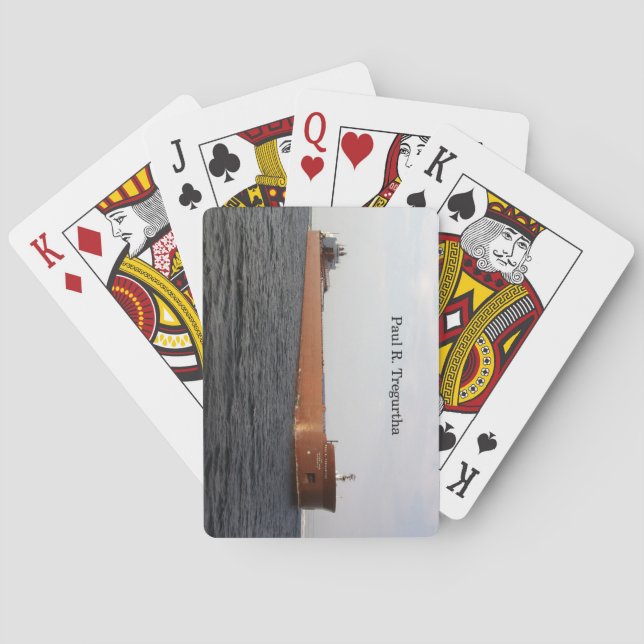 Jeu De Cartes Paul R. Tregurtha jouer aux cartes (dos)
