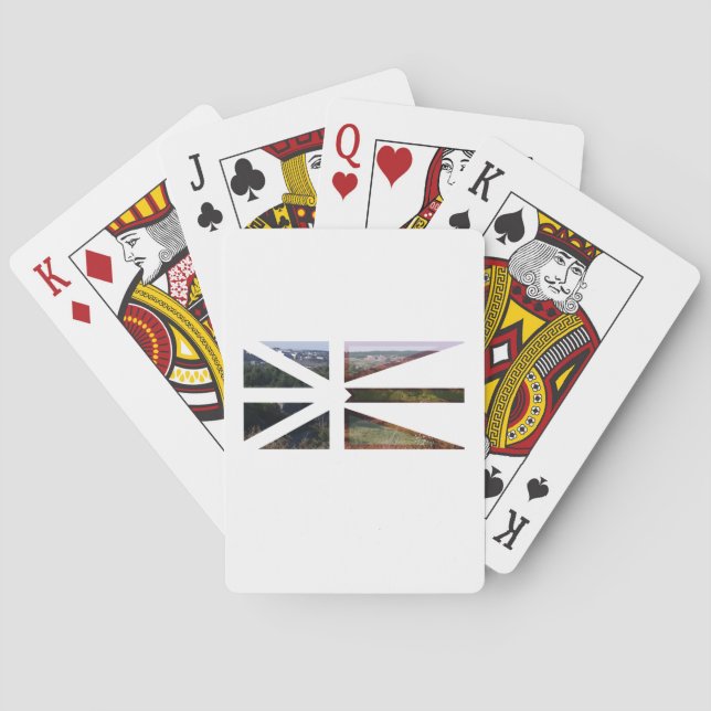 Jeu De Cartes Pavillon de Terre-Neuve (dos)