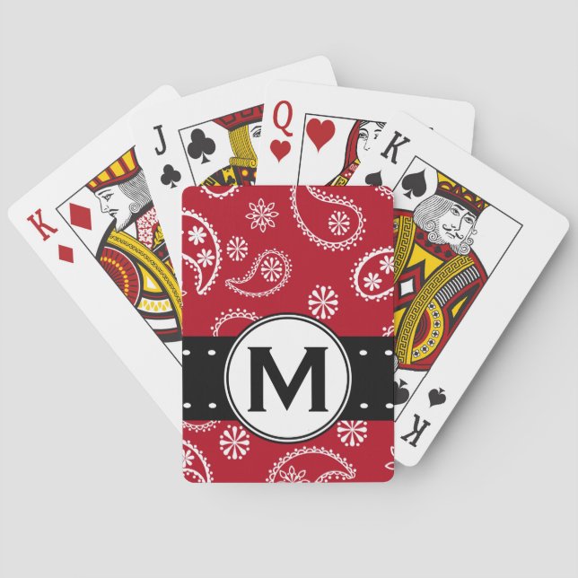 Jeu De Cartes Pays de Pattern (dos)