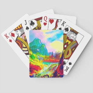 Jeu De Cartes Paysage de Norvège