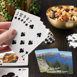 Jeu De Cartes Paysage du parc national du lac Crater
