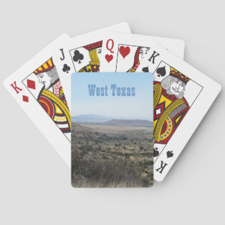 Jeu De Cartes Paysage du Texas occidental
