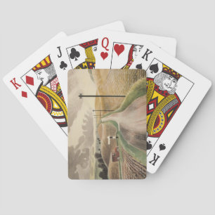 Jeu De Cartes Paysage du Wiltshire (par Eric Ravilious)