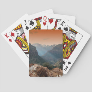 Jeu De Cartes Paysage montagnard du parc national de Zion