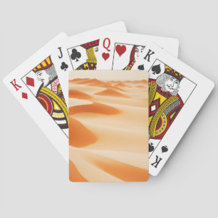 Jeu De Cartes Paysage pittoresque Désert Nature Fond Art