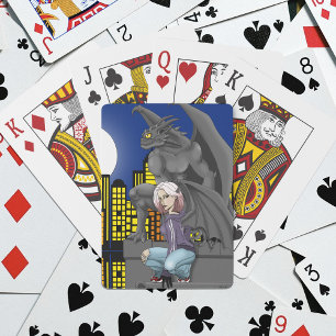 Jeu De Cartes Paysage urbain de fantasy urbaine de Gargouille