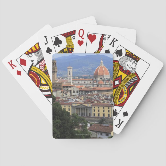 Jeu De Cartes Paysage urbain de Florence (dos)