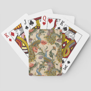 Jeu De Cartes Peacock Motif vintage Art coloré