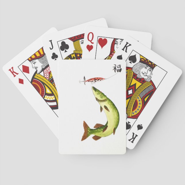 Jeu De Cartes Pêche au brochet (dos)