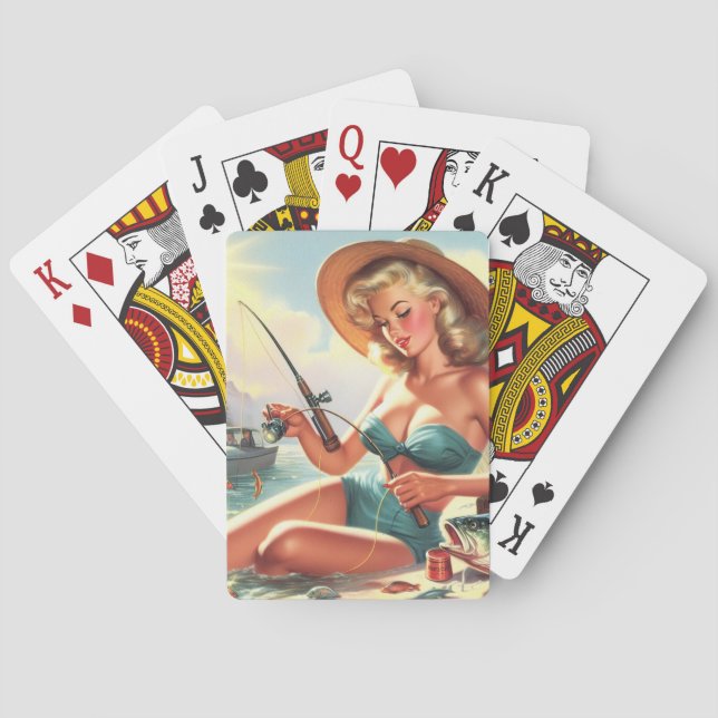 Jeu De Cartes Pêche vintage (dos)