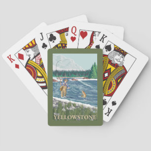 Jeu De Cartes Pêcheur de mouche - Yellowstone occidental,