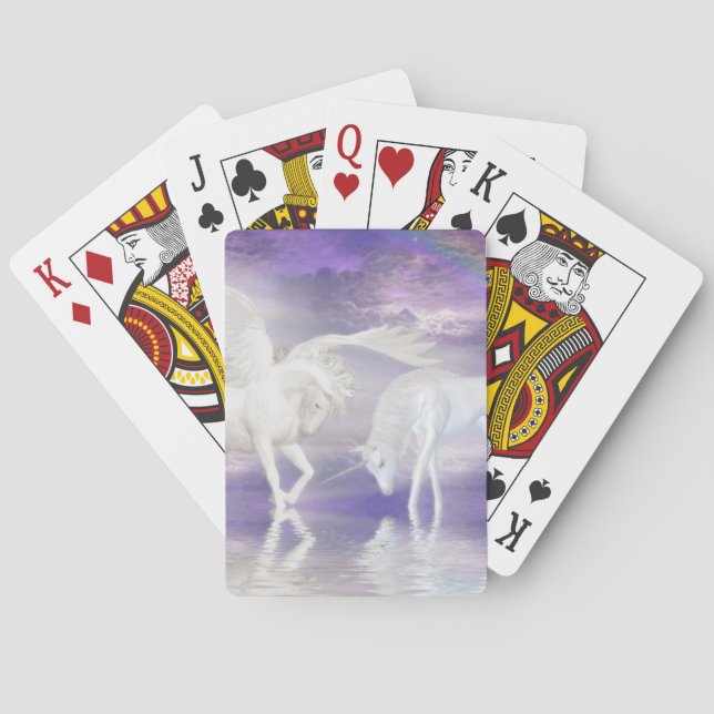 Jeu De Cartes Pegasus et licorne (dos)