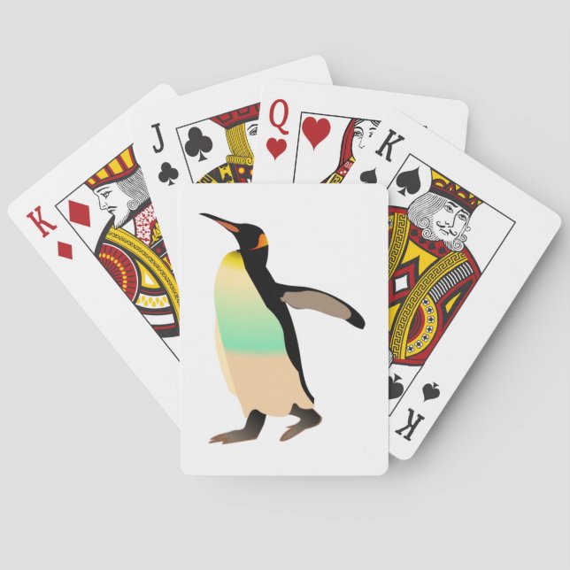 Jeu De Cartes Peguin coloré (dos)