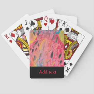 Jeu De Cartes Peinture à cascade arc-en-ciel