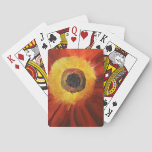 Jeu De Cartes Peinture à fleurs Cartes de Jeu Classique