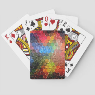 Jeu De Cartes Peinture Abstraite   Couleurs dynamiques 2