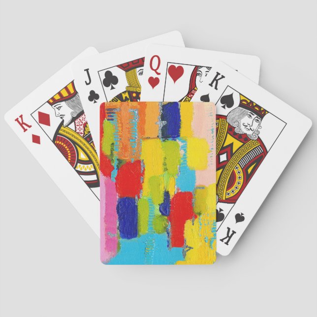 Jeu De Cartes Peinture Abstraite fantastique par Kris Taylor (dos)