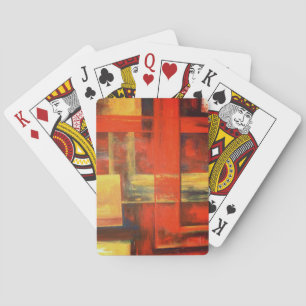 Jeu De Cartes Peinture Abstraite moderne