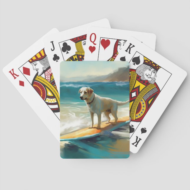 Jeu De Cartes Peinture Anatolie Shepherd Beach Surf (dos)