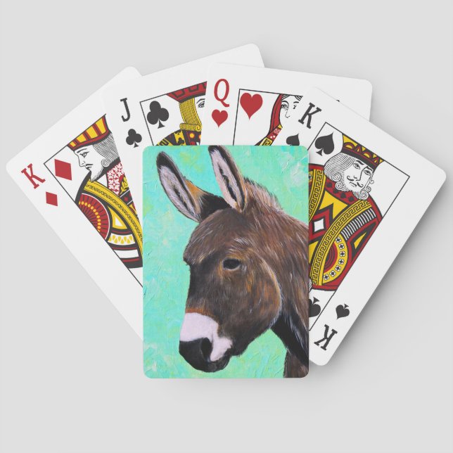 Jeu De Cartes Peinture d'âne (dos)
