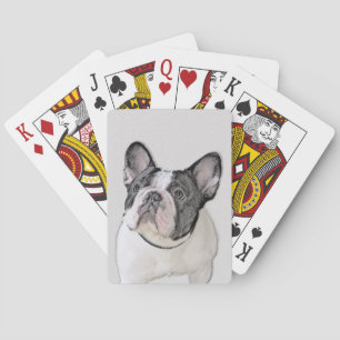 Jeu De Cartes Peinture de Chien à Chien (Brindle Pied)