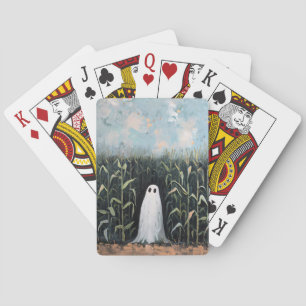 Jeu De Cartes Peinture de terrain de maïs fantôme lunaire